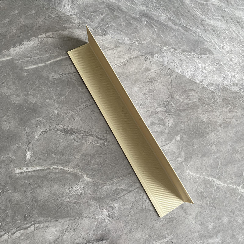 Tahan UV 0.6mm-1.5mm PVC Wall Corner Guard Warna Stabil